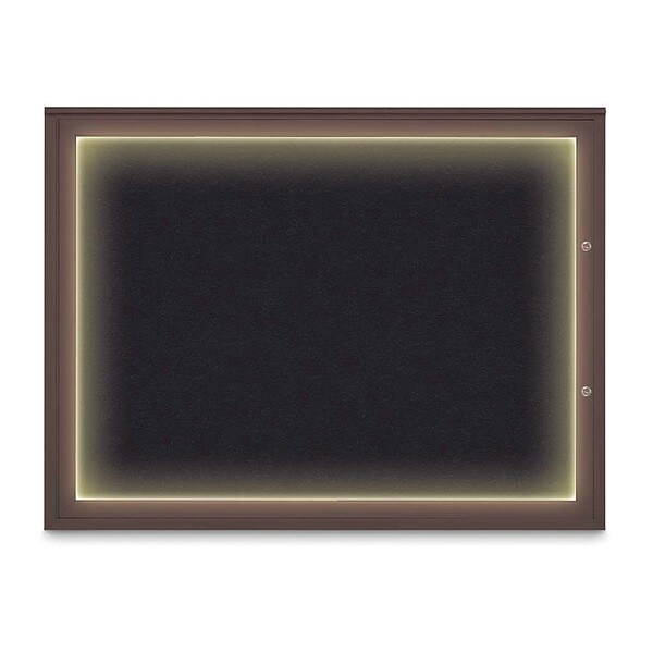 Corkboard, Rubber/Bronze, 48"x36"