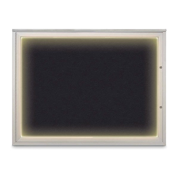 Corkboard, Rubber/Satin, 48"x36"