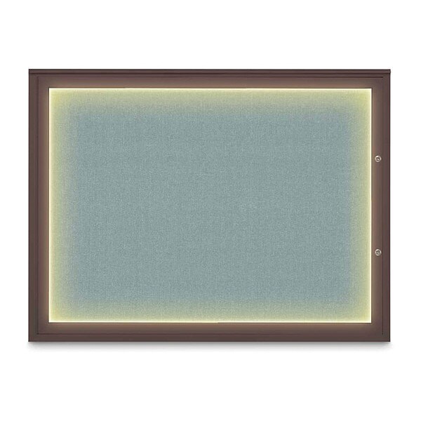 Corkboard, Cloud/Bronze, 48"x36"