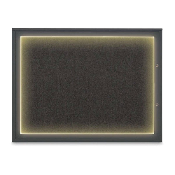 Corkboard, Black/Black, 48"x36"