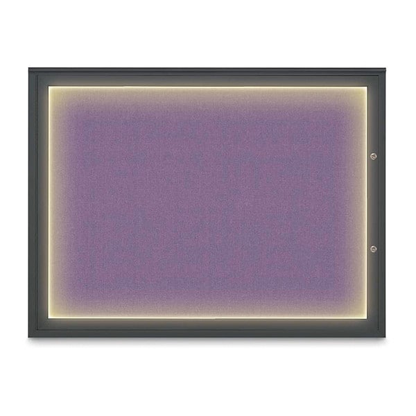 Corkboard, Amethyst/Black, 48"x36"