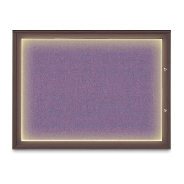 Corkboard, Amethyst/Bronze, 48"x36"