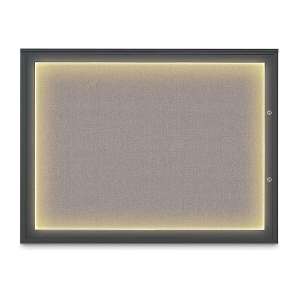 Corkboard, Pearl/Black, 48"x36"