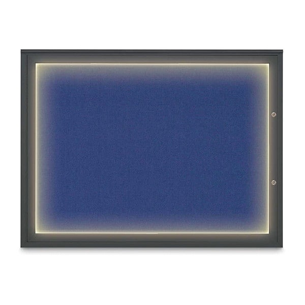 Corkboard, Cobalt Accent/Black, 48"x36"