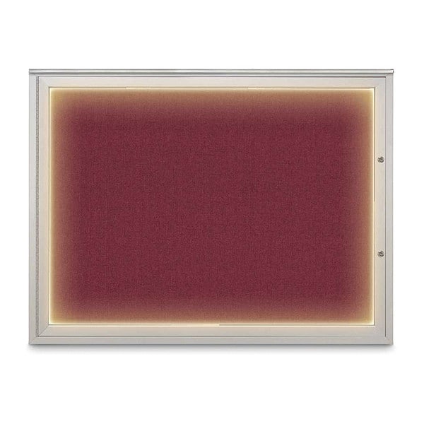Corkboard, Deep Burgundy/Satin, 48"x36"