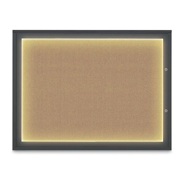 Corkboard, Buff/Black, 48"x36"
