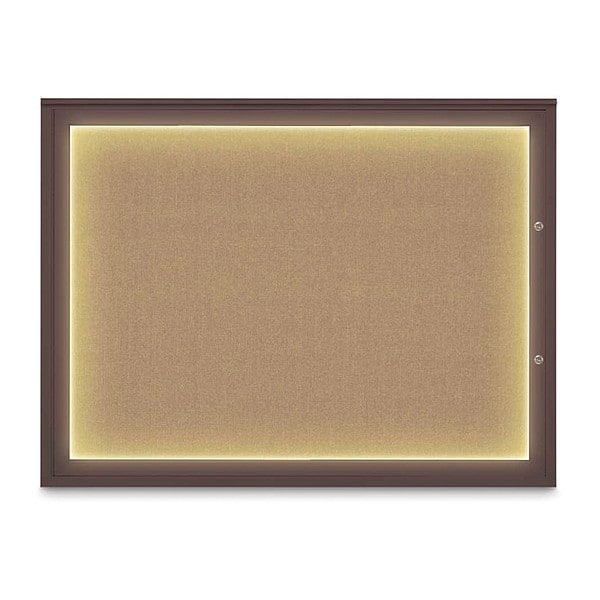 Corkboard, Buff/Bronze, 48"x36"