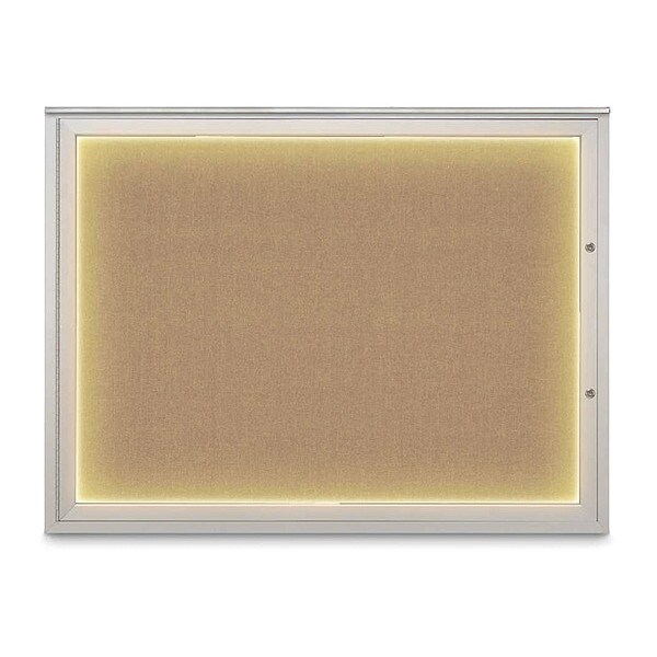 Corkboard, Buff/Satin, 48"x36"