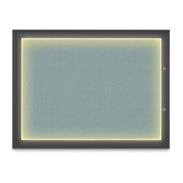 Corkboard, Cloud/Black, 48"x36"