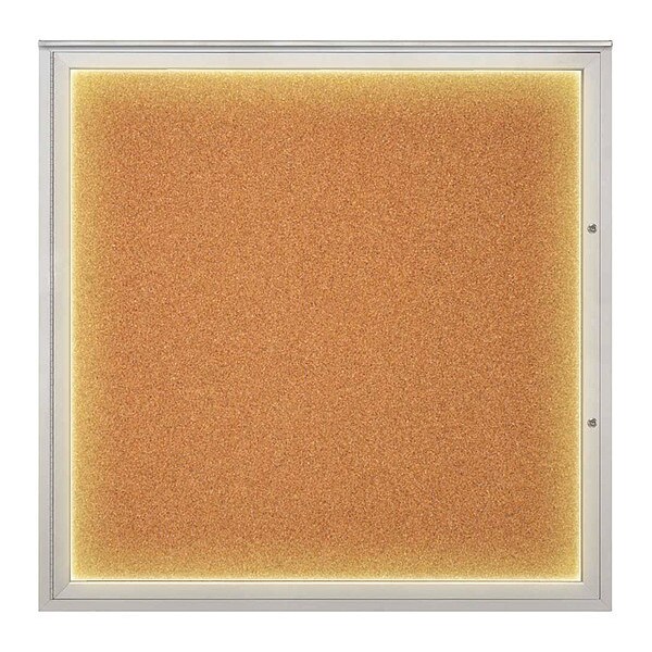 Corkboard, Cork/Satin, 48"x48"