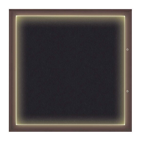 Corkboard, Rubber/Bronze, 48"x48"