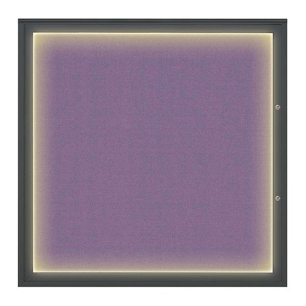 Corkboard, Amethyst/Black, 48"x48"