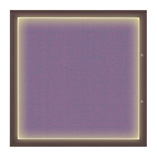 Corkboard, Amethyst/Bronze, 48"x48"