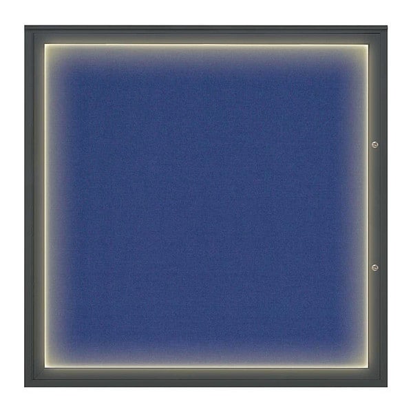 Corkboard, Cobalt Accent/Black, 48"x48"