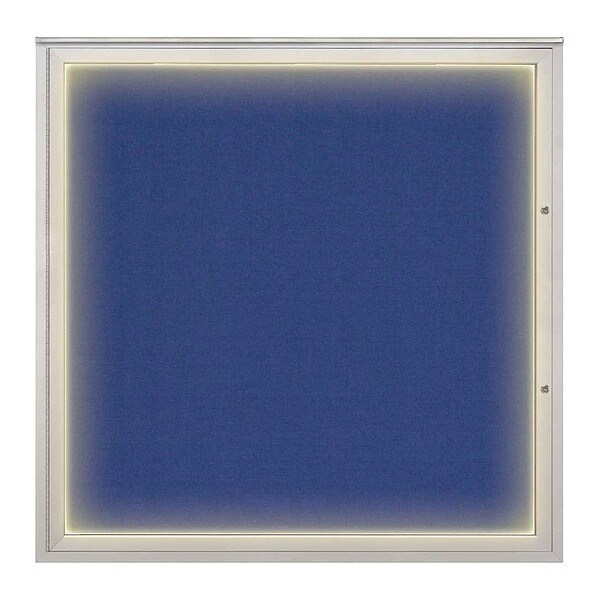 Corkboard, Cobalt Accent/Satin, 48"x48"