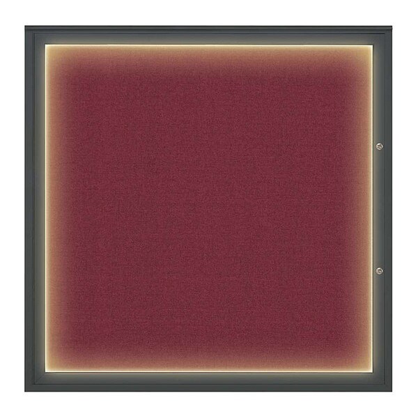 Corkboard, Deep Burgundy/Black, 48"x48"
