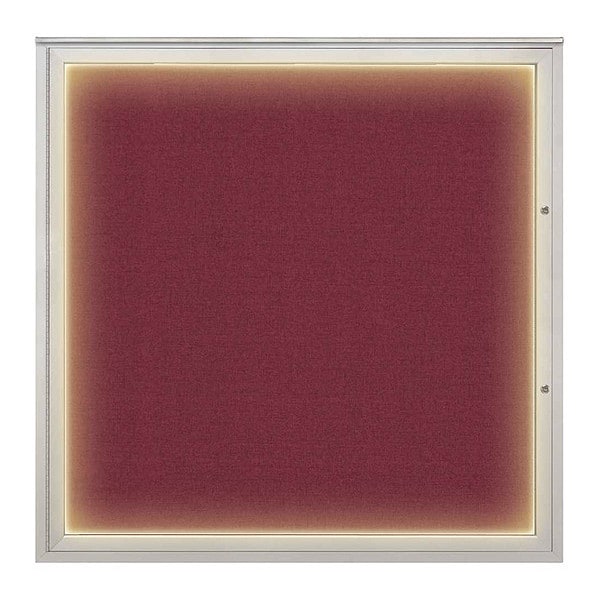 Corkboard, Deep Burgundy/Satin, 48"x48"