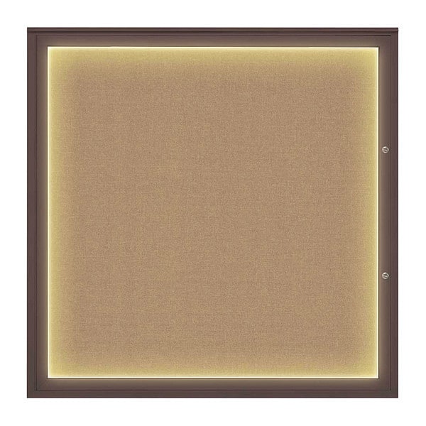 Corkboard, Buff/Bronze, 48"x48"