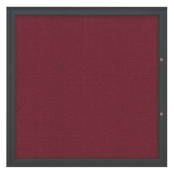 Corkboard, Deep Burgundy/Black, 48"x48"