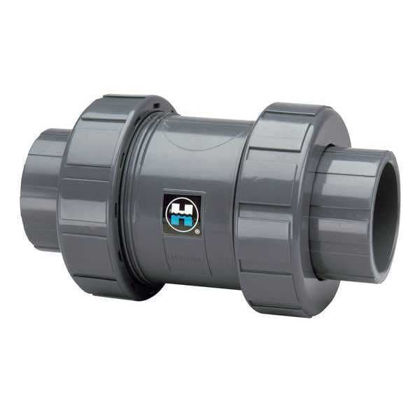 Check Valve, True Union, Ball, 1-1/4", PVC/FPM, S/T