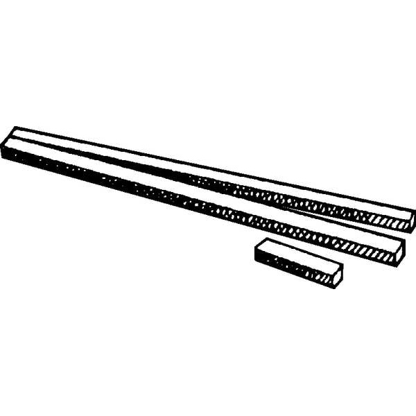 Undersized Machine Key Kit, Square End, Steel