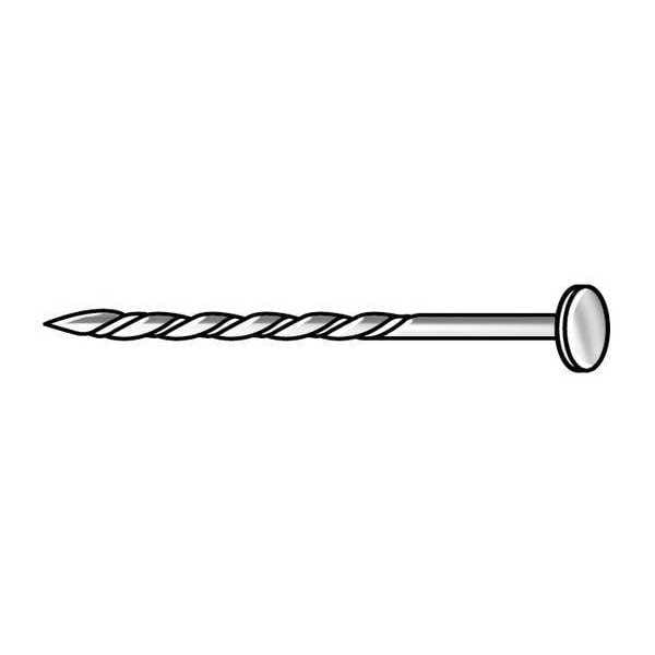 Deck Nail, Flat, Galv, 16d, PK2640