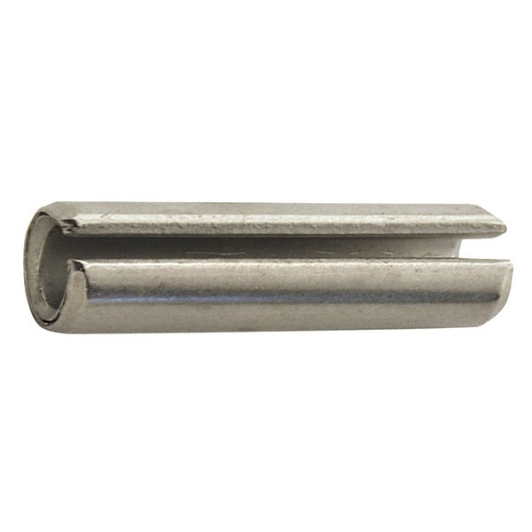 Spring Pin, 302 SS, Slot, 1/2x4 L, Pk5