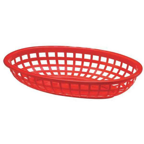 Classic Basket, Oval, Red, PK36