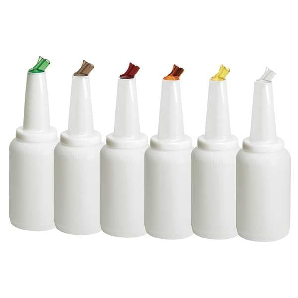 Six-Piece Pourer Set, 1/2 Gallon Assorted Colors, PK6