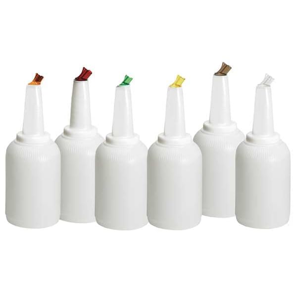 Six-Piece Pourer Set, Gallon Assorted Colors, PK6
