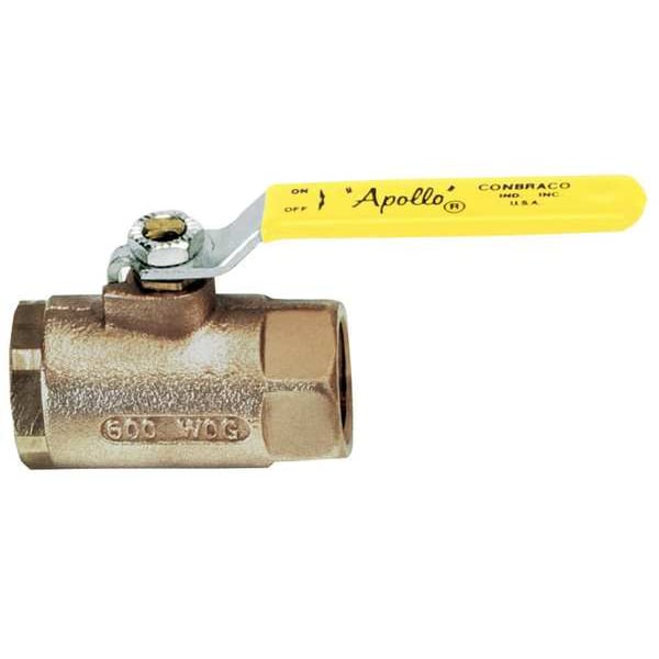 1-1/2" FNPT Bronze Ball Valve Inline