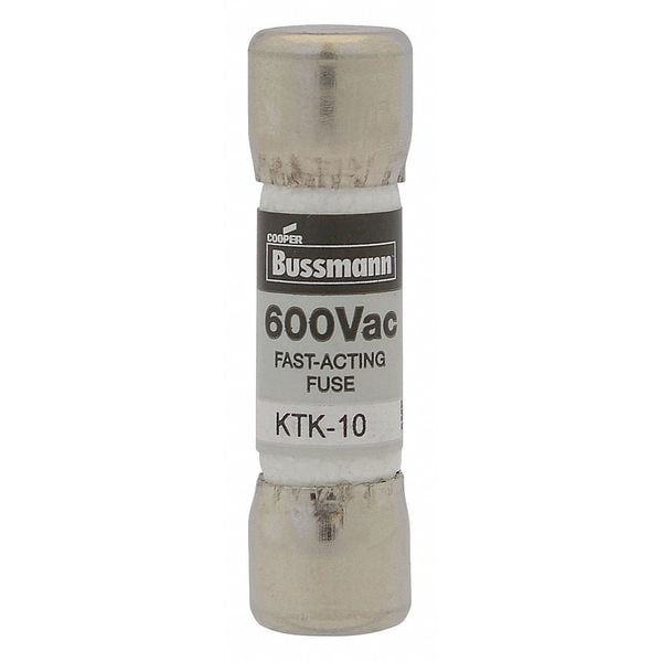 Midget Fuse, Fast-Acting, 2.50A, 600V AC, Non-Indicating, 100kA at 600V AC