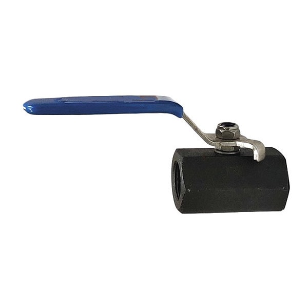 1/4" FNPT Carbon Steel Ball Valve Inline