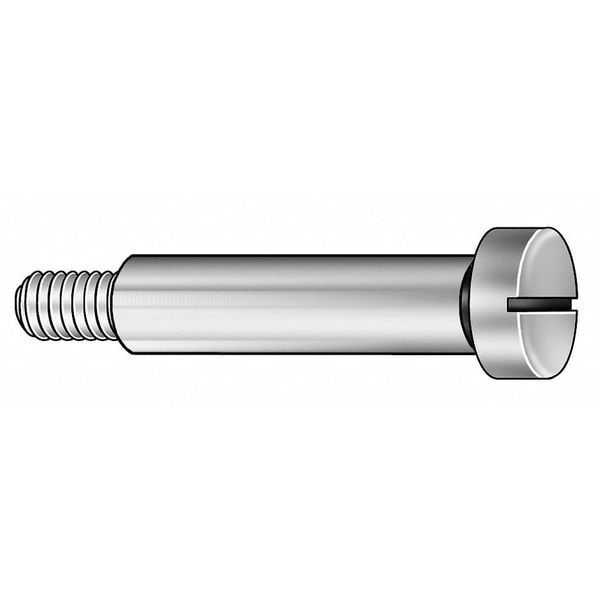 Precision Shoulder Screw, M5-0.80 Thr Sz, 6 mm Thr Lg, 5 mm Shoulder Lg, 18-8 Stainless Steel