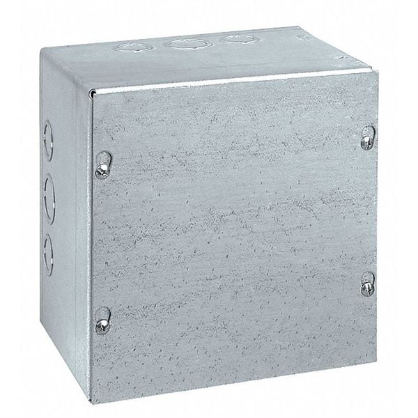 Captive Screws Electrical Enclosures, 24 in H, 6 in D, 24 in W, 1, Steel