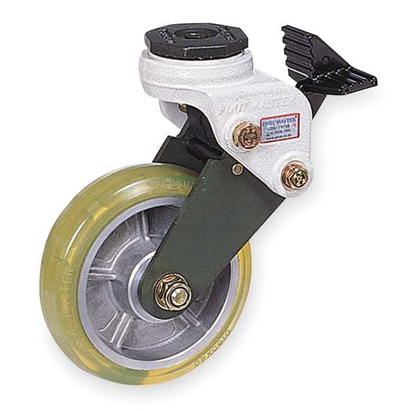 Swivel Stem Shock-Absorbing Castr, 550 lb
