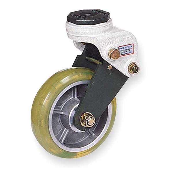 Rigid Stem Shock-Absorbing Caster, 550 lb