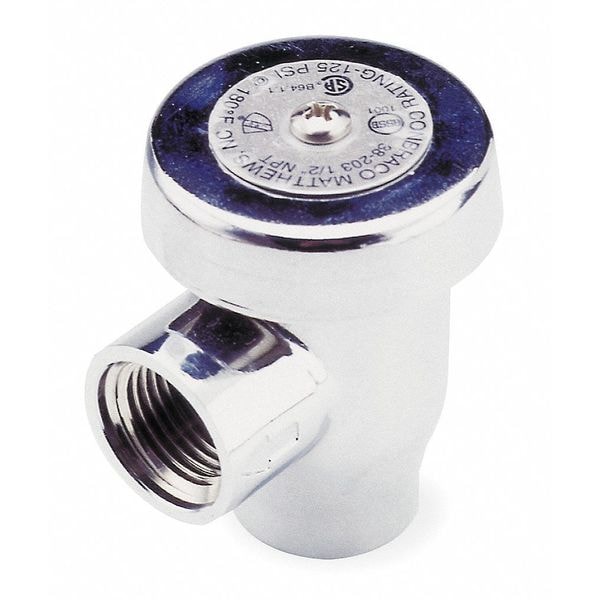 Vacuum Breaker, 1/2 In., FNPT, 125 psi