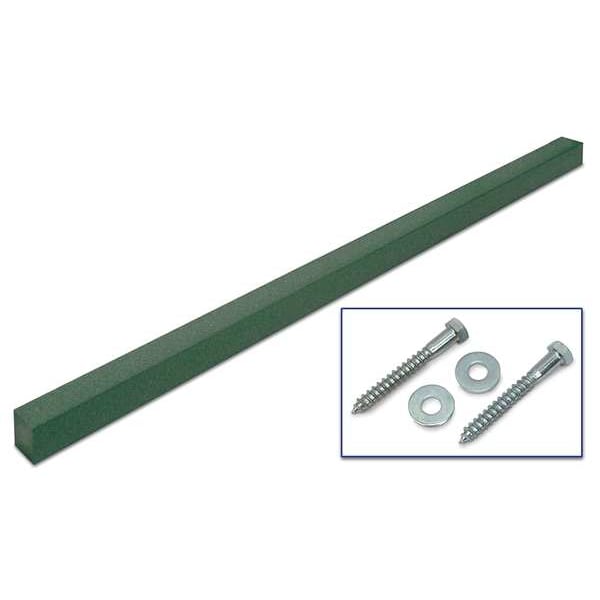 Sign Post, Square, , Polyethylene Green, 10 ft. L, 3-1/2" D