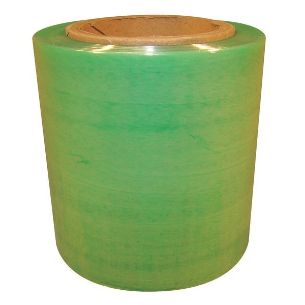Stretch Wrap, 5" W x 1000 ft. L, 80 ga, Cast Style, Light Green, Standard Duty