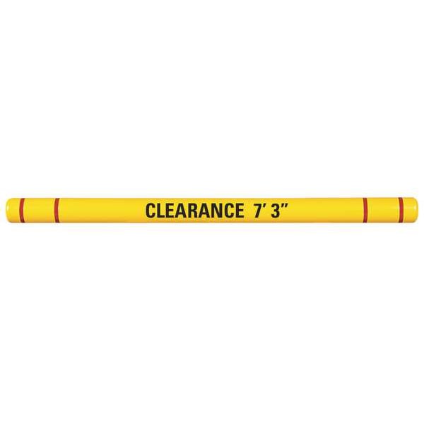 Clearance Bar with Graphics, 7-3/8 In Dia