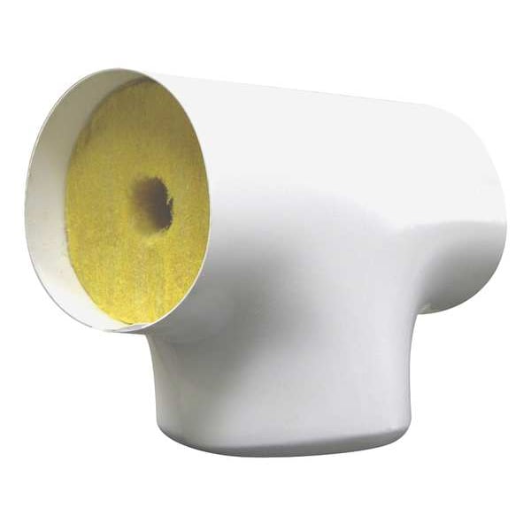 1-1/2" Fiberglass Tee Pipe Fitting Insulation, 1" Wall