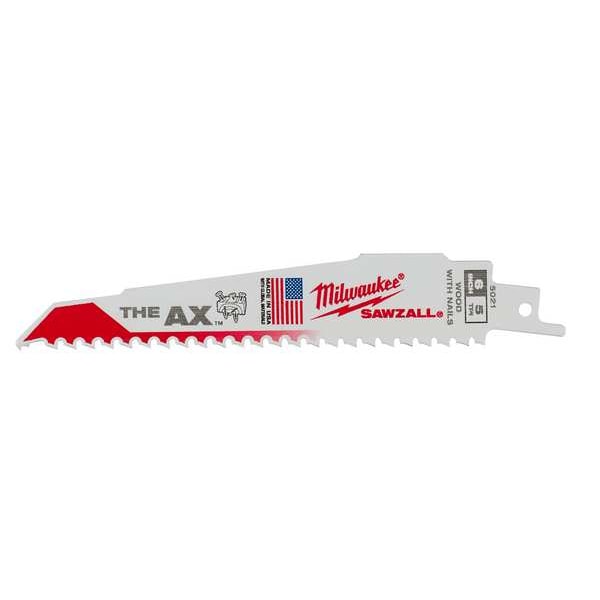 6" 5 TPI The Ax Sawzall  Blade (25 Pk)