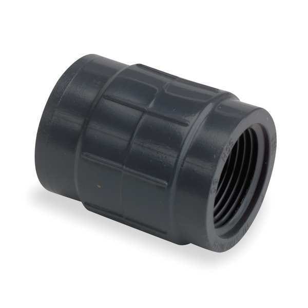 PVC Female Adapter, FNPT x Socket, 2 in Pipe Size