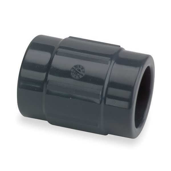 PVC Reducing Coupling, Socket x Socket, 1 1/2 in x 1 in Pipe Size