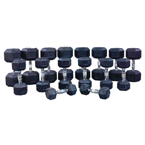 Dumbbell 20 Piece Set, 550 Lbs.