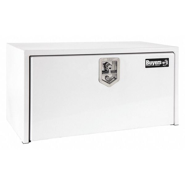 14x16x30 Inch White Steel Underbody Truck Box