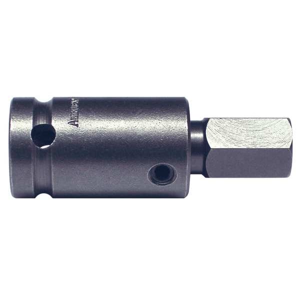 1/2 in Drive Hex Socket Bit Metric 12mm Tip, 2 1/2 in L
