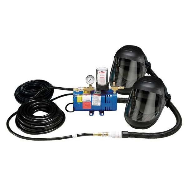 Supplied Air Pump Package, 2 Ppl, 3/4 HP