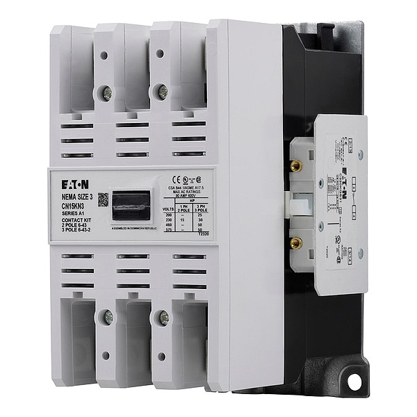 24VAC Non-Reversing Magnetic Contactor 3P 90A NEMA 3